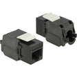 Delock modulo keystone jack rj45 > lsa cat.6a utp (nero)
