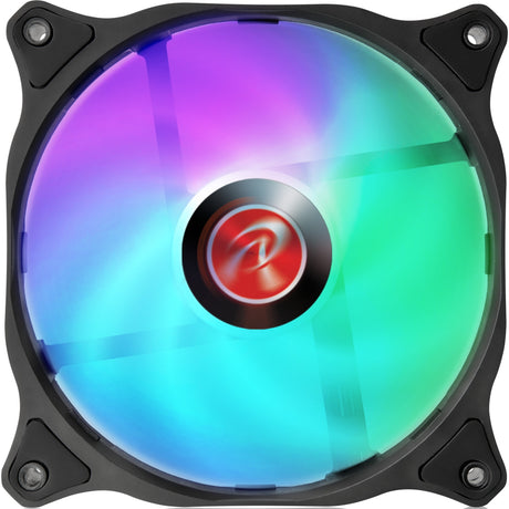 Ventole case Raijintek eos 12 rbw add-2 rgb (nero, 2 pezzi, 120 x 120 x 25 mm, pwm)