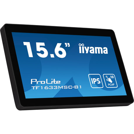 Monitor touchscreen Iiyama prolite tf1633msc-b1 15.6 (nero, HDMI, porta display, 2x USB-A)