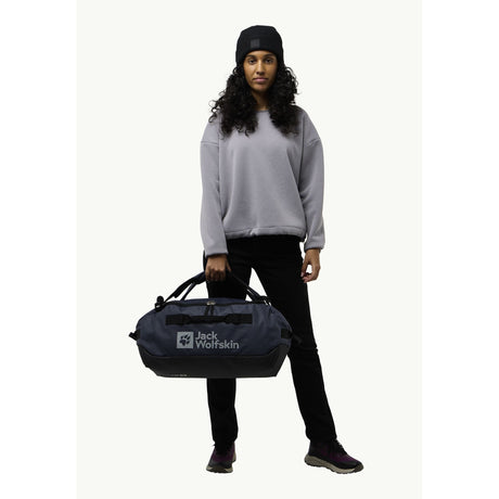 Zaino Jack wolfskin all-in duffle 35 (blu scuro, 35 litri)