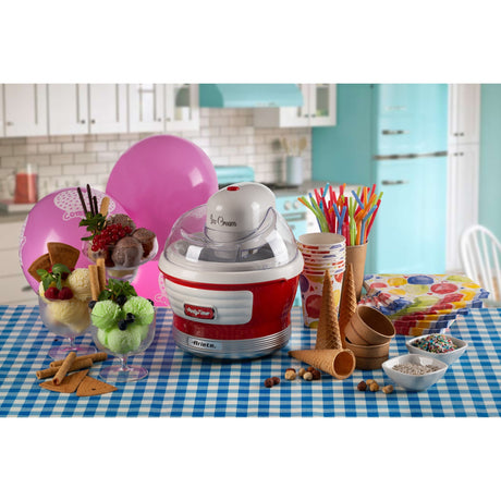 Ariete macchina per gelato party time 0643 00 (rosso bianco)