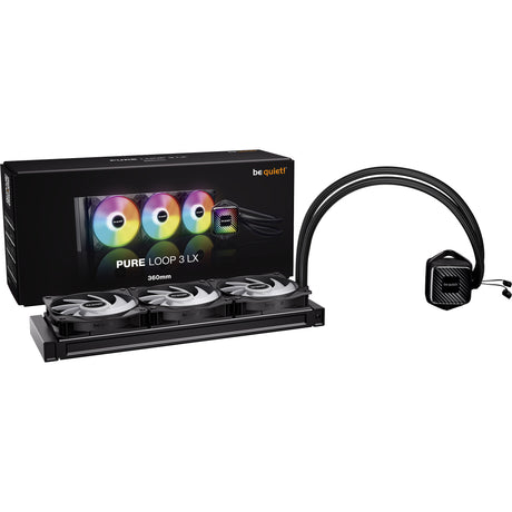Silenzio! pure loop 3 lx 360 raffreddamento ad acqua (nero, pwm)