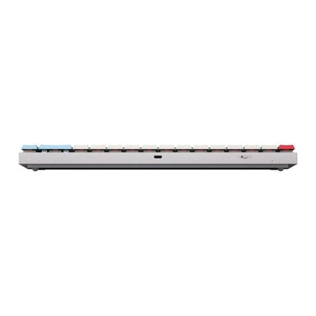 Tastiera meccanica RGB wireless compatta Cherry MX-LP 2.1 (bianca, layout USA (QWERTY), velocità MX a basso profilo, 65%, RGB, copritasti ABS, 2,4 GHz | Bluetooth 5.2 | USB-C)