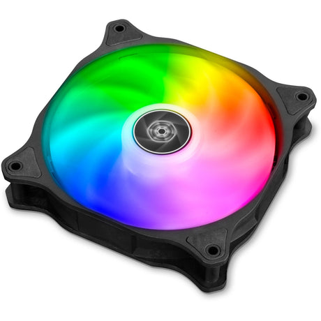 Ventola per case Silverstone air blazer 120r rgb (nera, 120 x 25 x 120 mm, pwm)