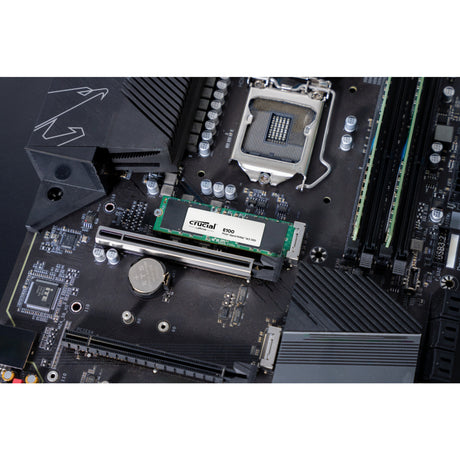 SSD Crucial e100 da 2 TB (PCIe 4.0 x4, NVME, M.2 2280)