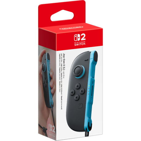 Nintendo joy-con 2 - gamepad sinistro (nero azzurro)