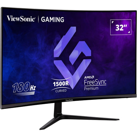 Monitor da gioco curvo Viewsonic vx3218-pc-mhd 32 (nero, 2x HDMI, 1x porta display, 180 Hz)