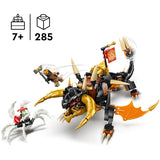 Lego Ninjago - Giocattolo da costruzione EVO del drago terrestre di Cole (71782)
