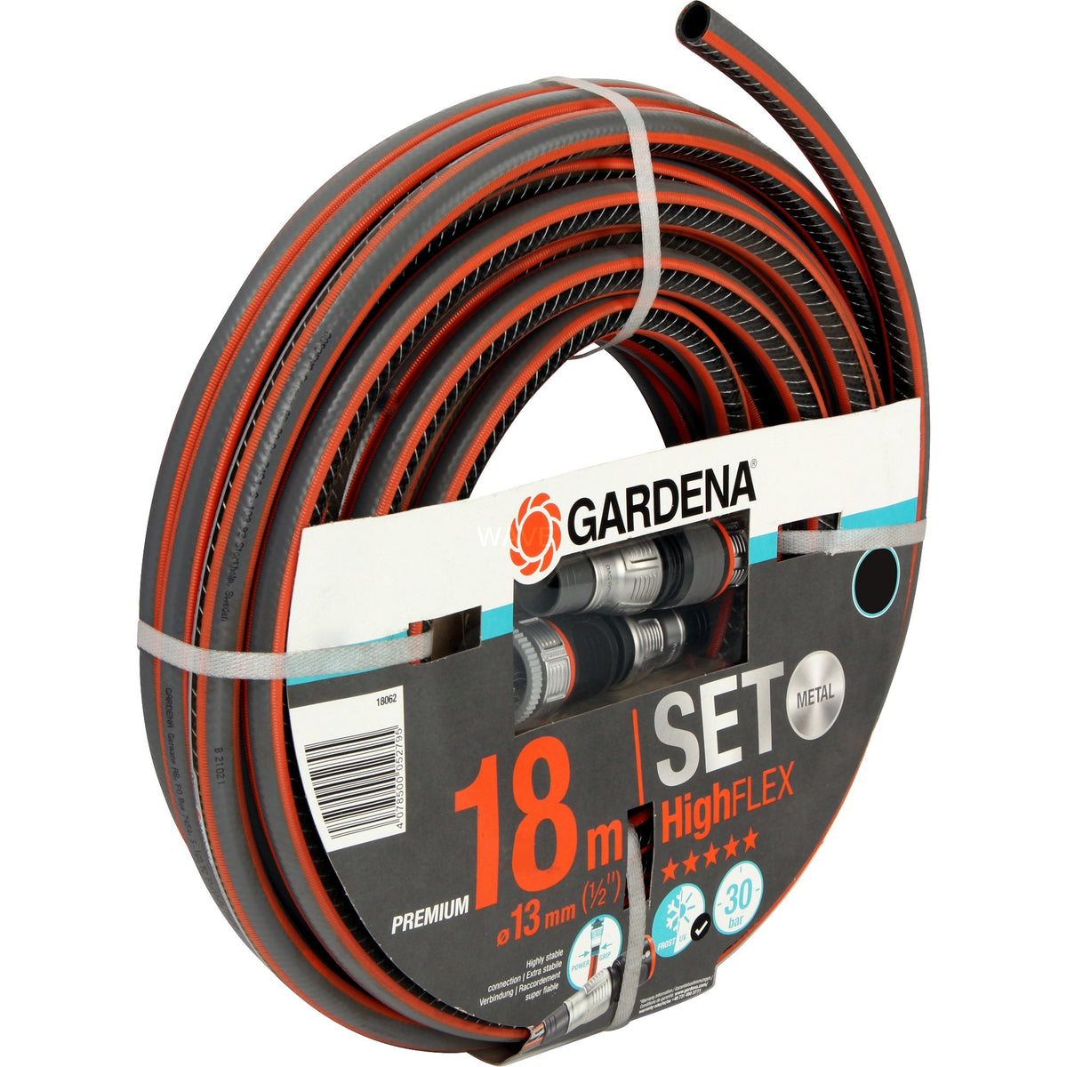 Tubo Gardena comfort highflex 13 mm (1 2 ) (grigio arancione, 18062-20, 18 m)