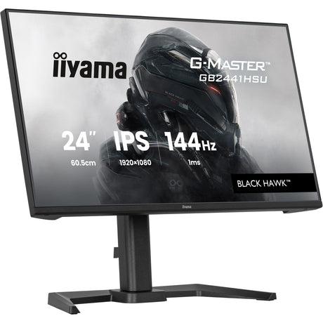 Monitor da gioco Iiyama G-Master Black Hawk GB2441HSU-B1 23,8 (nero, HDMI, DisplayPort, 2x USB-A, USB-B, 144 Hz)