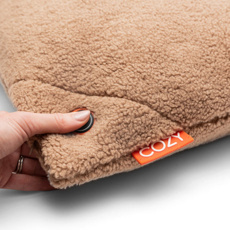 Cosy una Woolly termoforo wireless 45 x 45 cm (marrone chiaro, power bank 5000 mah)