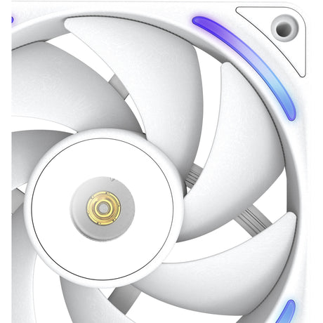 Ventola per case Nzxt f120x RGB (bianca, 120 x 120 x 30 mm, pwm)