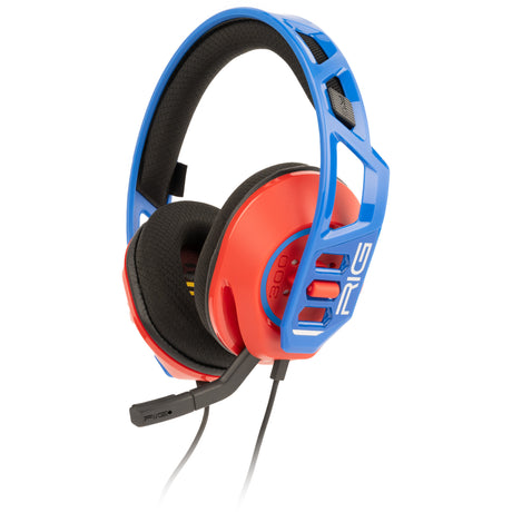 Cuffie da gioco over-ear Nacon rig 300 pro hn (rosso blu, nintendo switch, nintendo switch 2, playstation 5, playstation 4, xbox, windows)
