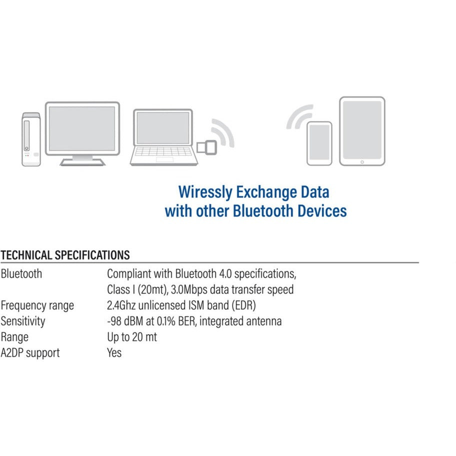Act connettività adattatore Bluetooth USB