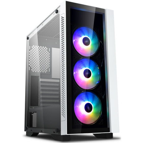 Deepcool Matrexx 55 V3 Add-RGB 3F Midi Tower Custodia (Bianco | 3x USB-A | RGB)