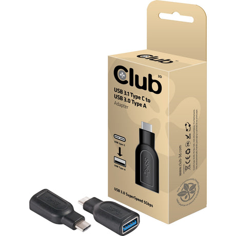 Club 3D USB 3.1 Tipo C - Adattatore USB 3.0 Tipo A (CAA-1521)