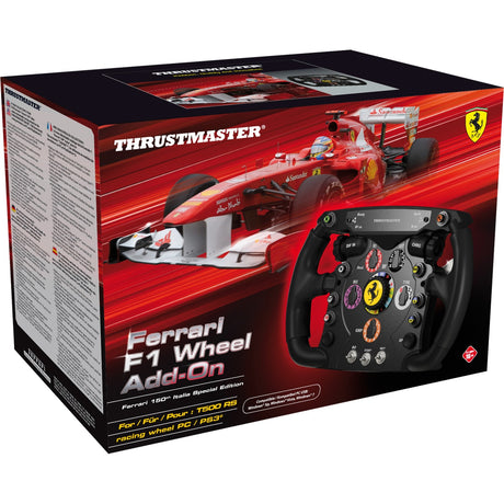 Thrustmaster Ferrari F1 Wheel Add-On Wheel Add-On (Nero Argento, PC, Playstation 3, Playstation 4, Xbox One)