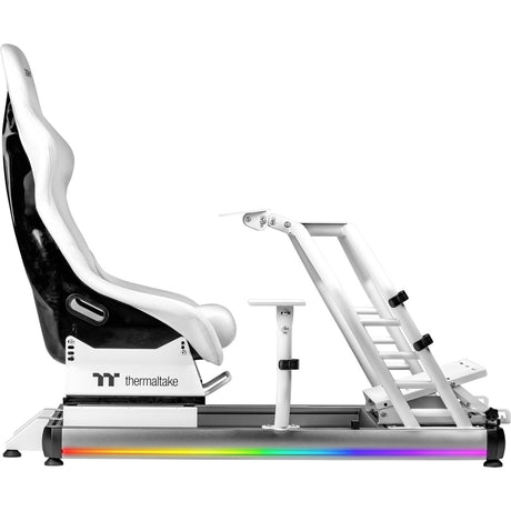 Thermaltake GR500 Racing Simulator Cockpit Simulatore di corse sulla neve (Bianco)