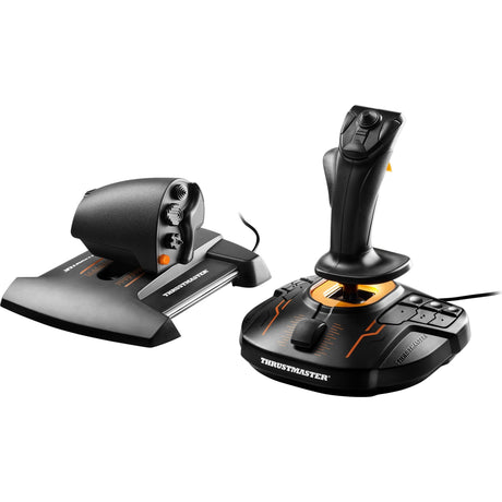 Thrustmaster T.16000M FCS Hotas Gaming Hotas (nero arancione, PC)