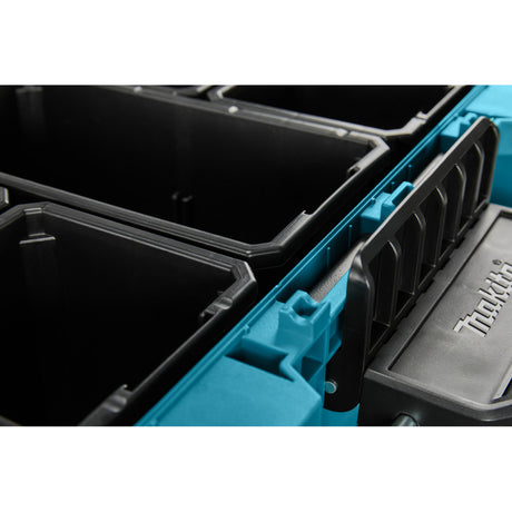 Makita Maktrak Organizer Medium P-91045 Cassetta degli attrezzi (blu nero)