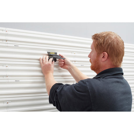 Stanley track wall - porta ganci a s (nero)