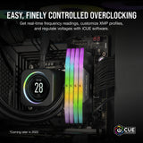 Corsair Vengeance RGB 32 GB DDR5-6000 (2x 16 GB) RAM (nero, cmh32gx5m2b6000c38, xmp 3.0)