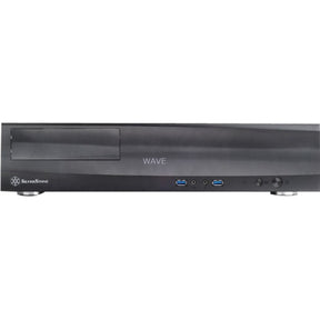 Custodia da tavolo Silverstone milo ml03b (nera | 2x USB-A)