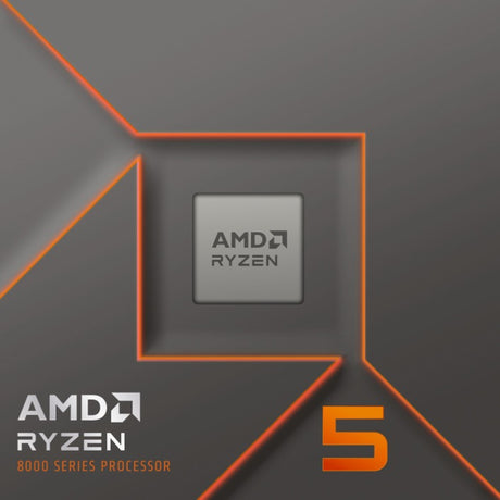 Processore AMD Ryzen 5 8400F, 4,2 GHz (4,7 GHz Turbo Boost) con socket AM5 (sbloccato, Wraith Stealth, in scatola)