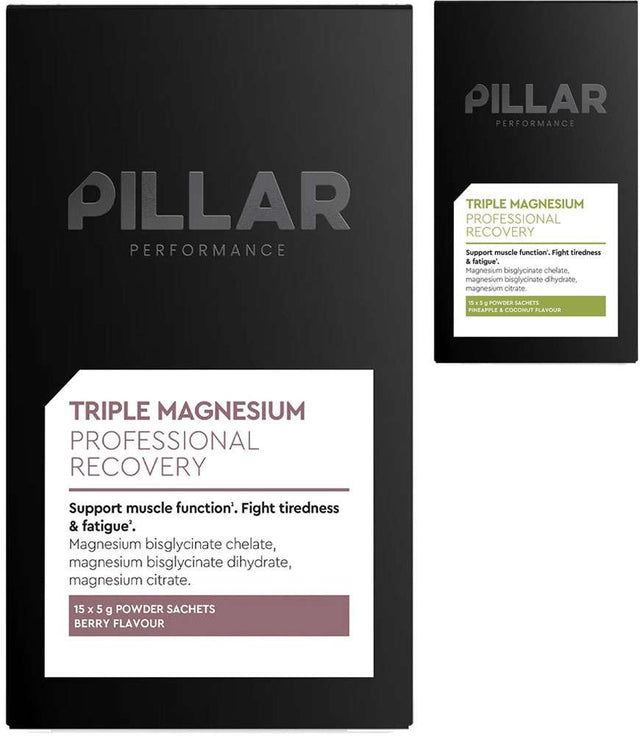 Zaino da viaggio Pillar Performance triplo magnesio 15x5g