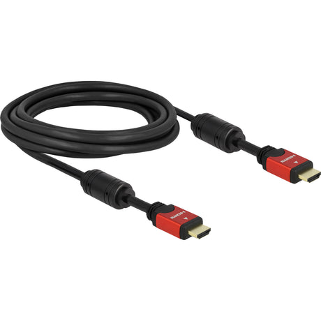 Delock HDMI ad alta velocità – HDMI maschio > Cavo HDMI maschio (nero, 3 metri)