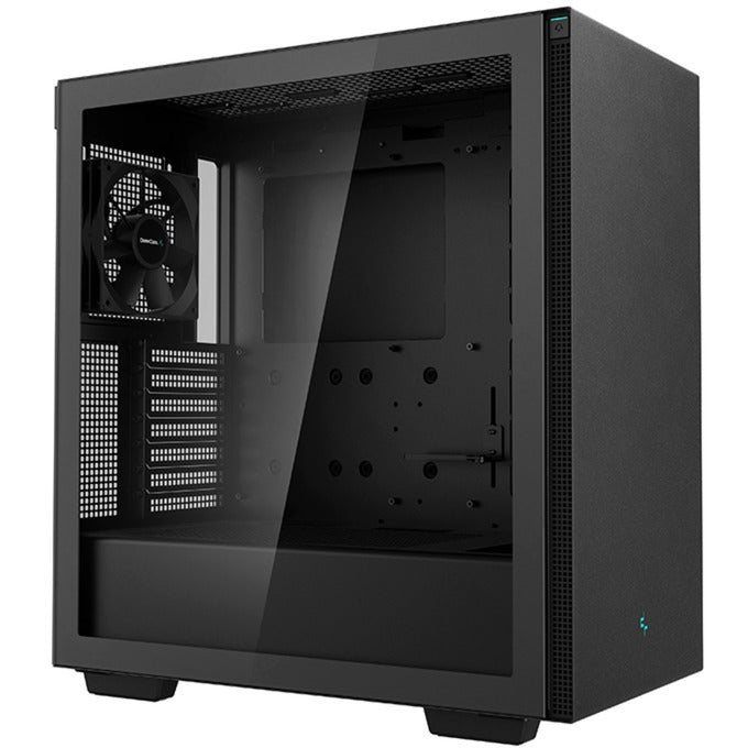 Custodia midi tower Deepcool ch510 (nera | 2x USB-A | vetro temperato)