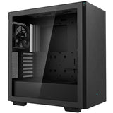 Custodia midi tower Deepcool ch510 (nera | 2x USB-A | vetro temperato)