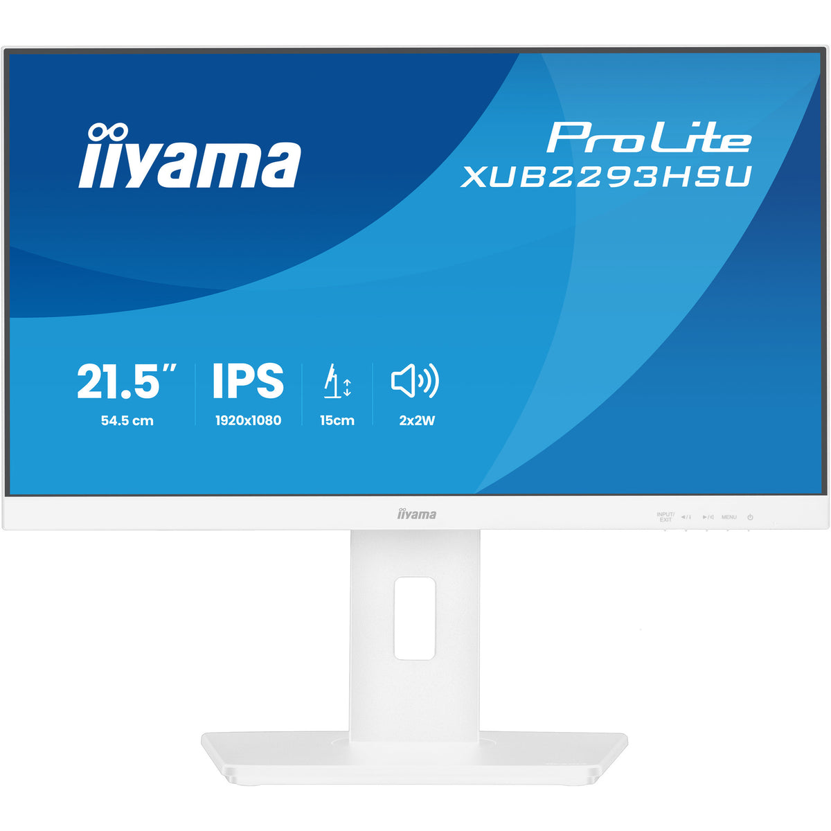 Monitor Iiyama prolite xub2293hsu-w7 21,5 (bianco (opaco), HDMI, porta display, 2x USB-A)