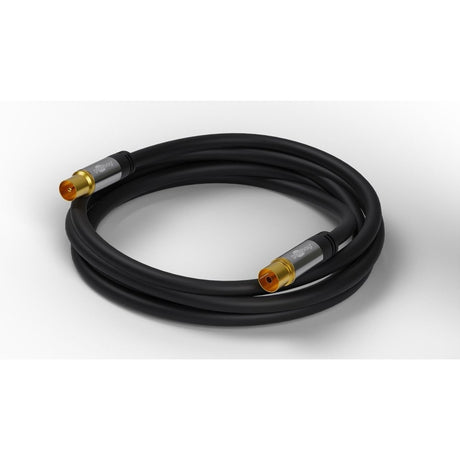 Cavo antenna TV Goobay (nero, 10 metri, 135 dB)