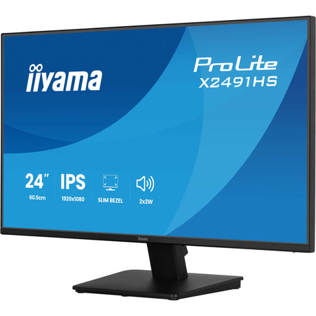Monitor Iiyama prolite x2491hs-b1 23,8 (nero, 120 Hz, HDMI, porta display, audio)