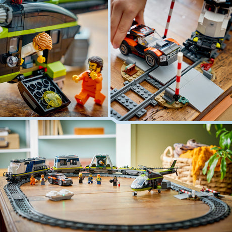 Lego ® City La rapina al treno della polizia - set trenino giocattolo - 60508