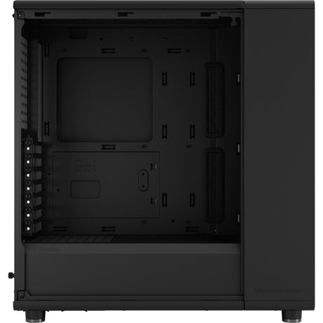 Fractal design north - custodia midi tower edizione momentum (colore legno nero | 2x USB-A | 1x USB-C | vetro temperato)