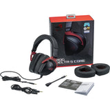 Cuffie da gioco over-ear Asus rog delta s core (nero rosso, pc, playstation 4, playstation 5, xbox one, xbox series x|s, nintendo switch)