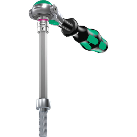 Wera 8740 a hf 1 set di bussole zyklop chiave a bussola esagonale (nero argento, 5 pezzi, con funzione di ritegno, 1 4 -drive)
