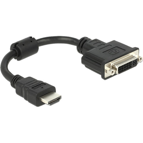 Delock Adattatore HDMI (maschio) > DVI 24+5 (femmina) (nero, 0,2 metri)