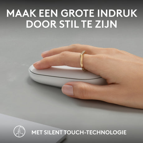 Logitech Pebble Mouse 2 m350s (bianco)