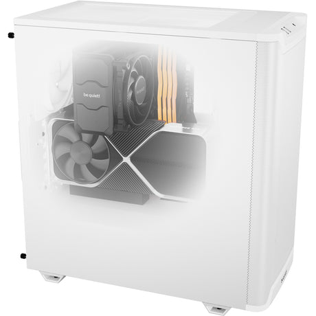 Silenzio! Custodia midi tower pure base 501 airflow (bianco | 2x USB-A | 1x USB-C)