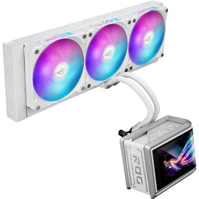 Asus rog ryuo iv slc 360 argb white edition waterkoeling (wit)
