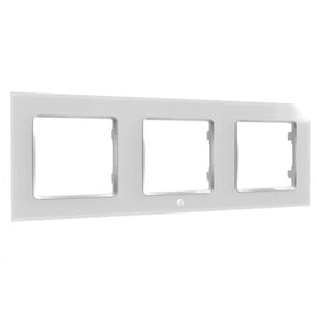 Cornice da parete Shelly 3 coperture (bianco)