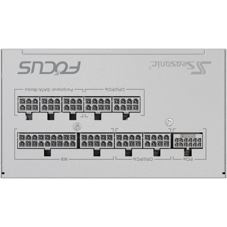 Alimentatore stagionale focus-gx-750-v4 atx3.0 modulare da 750 watt (bianco, 1x 12vhpwr, 2x pcie)