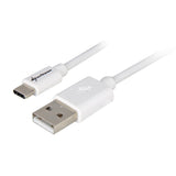 Cavo Sharkoon USB-A 2.0 - USB-C (bianco, 0,5 metri)