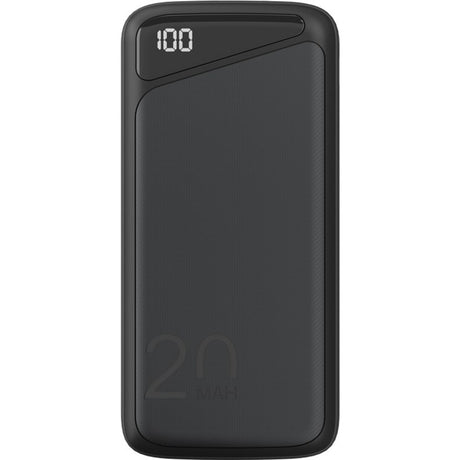 Power bank a ricarica rapida Goobay 20.000 mAh - 74 wh (nero, USB-C PD, QC 3.0)