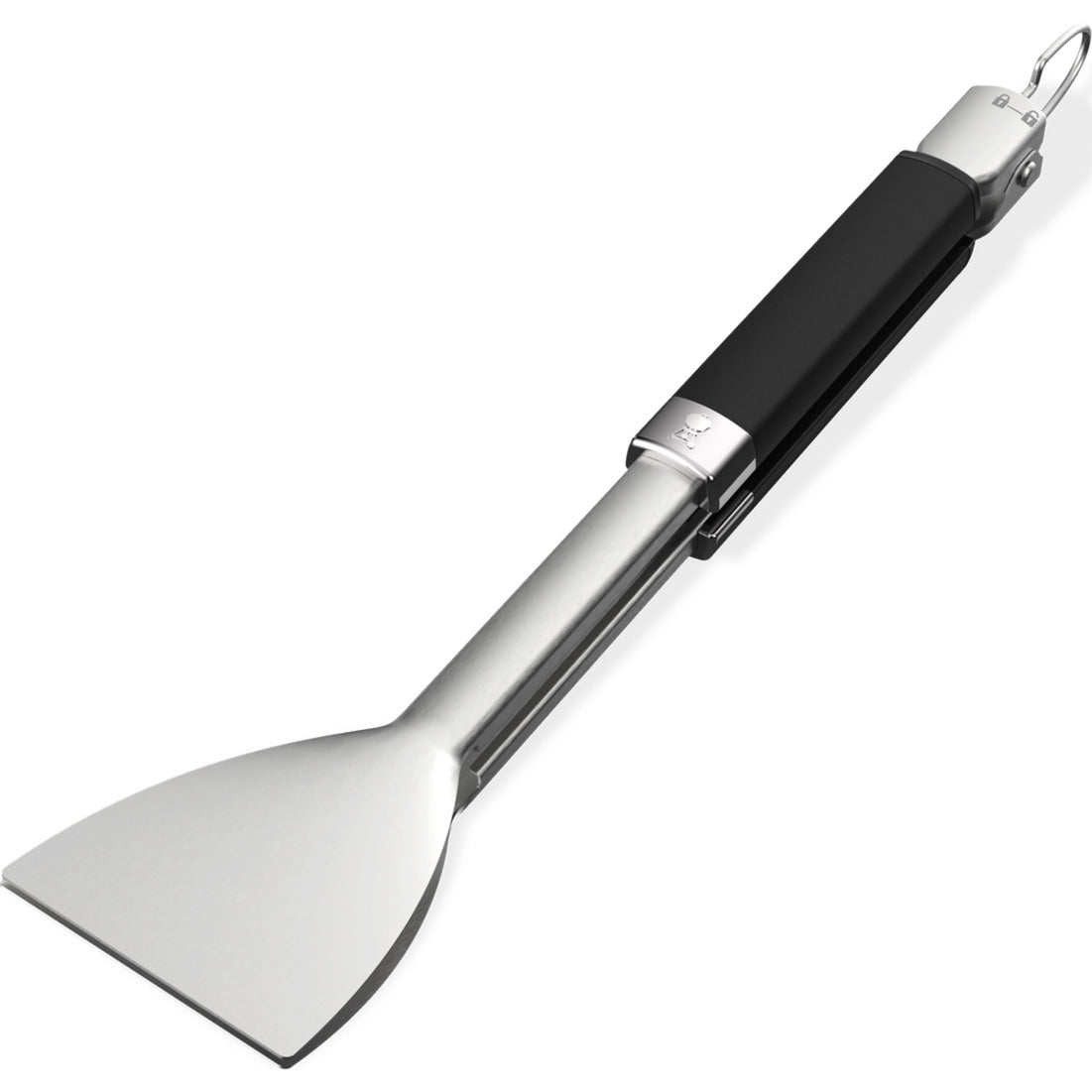 Weber pinza piatta per posate grill (acciaio inossidabile nero)