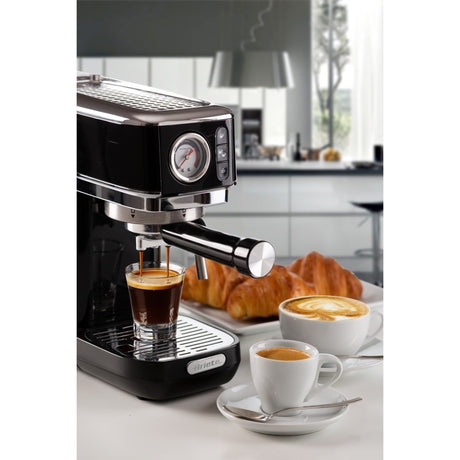 Ariete moderna espresso slim 1381 12 macchina per caffè espresso (nera)