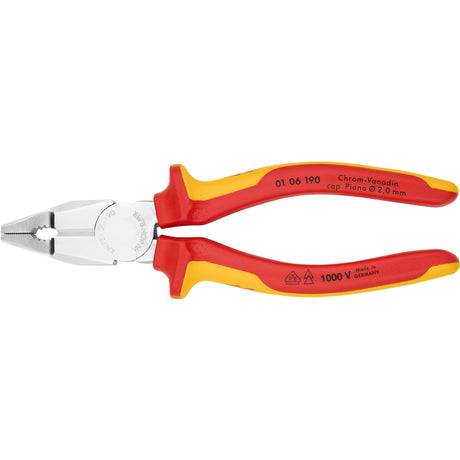 Pinza universale Knipex 01 06 190 pinza universale (rosso giallo)